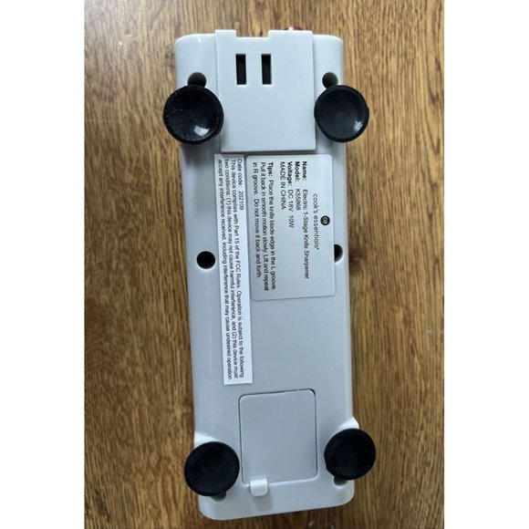 Cook's Essentials Electric 1-Stage Knife Sharpener Grey - Picture 3 of 5